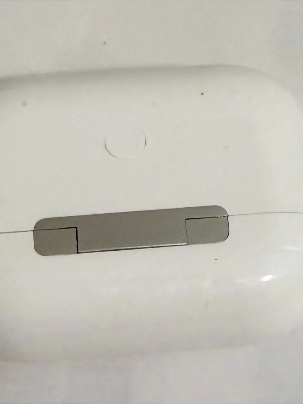 Apple White Wireless Earbuds with Green LED Indicator